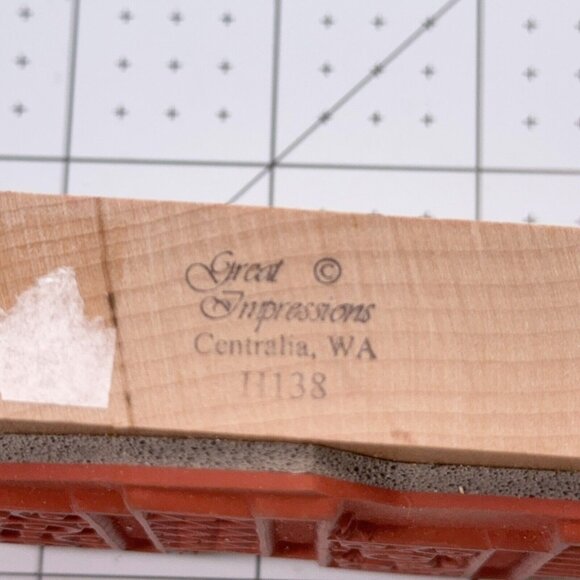 Fashion Hat Boxes Rubber Stamp Great Impressions Stacked Swirl Dot Diamond Craft - Picture 3 of 4